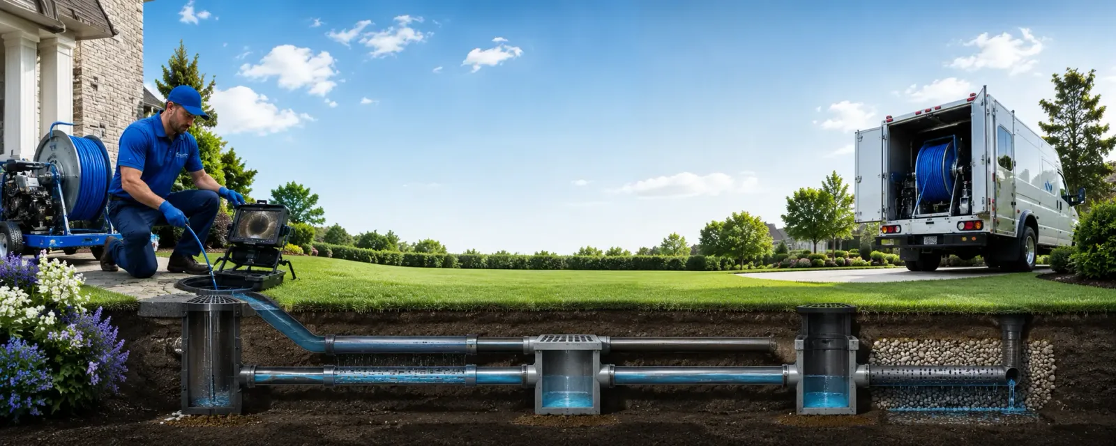 Outdoor drain cleaning information for Jewell, OH